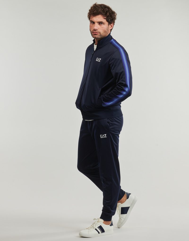 Tuta Emporio Armani EA7 TRAIN 7 LINES M T-SUIT T-TOP FZ CH PL - TRAIN 7 LINES M T-SUIT T Blu Tuta Uomo - 3
