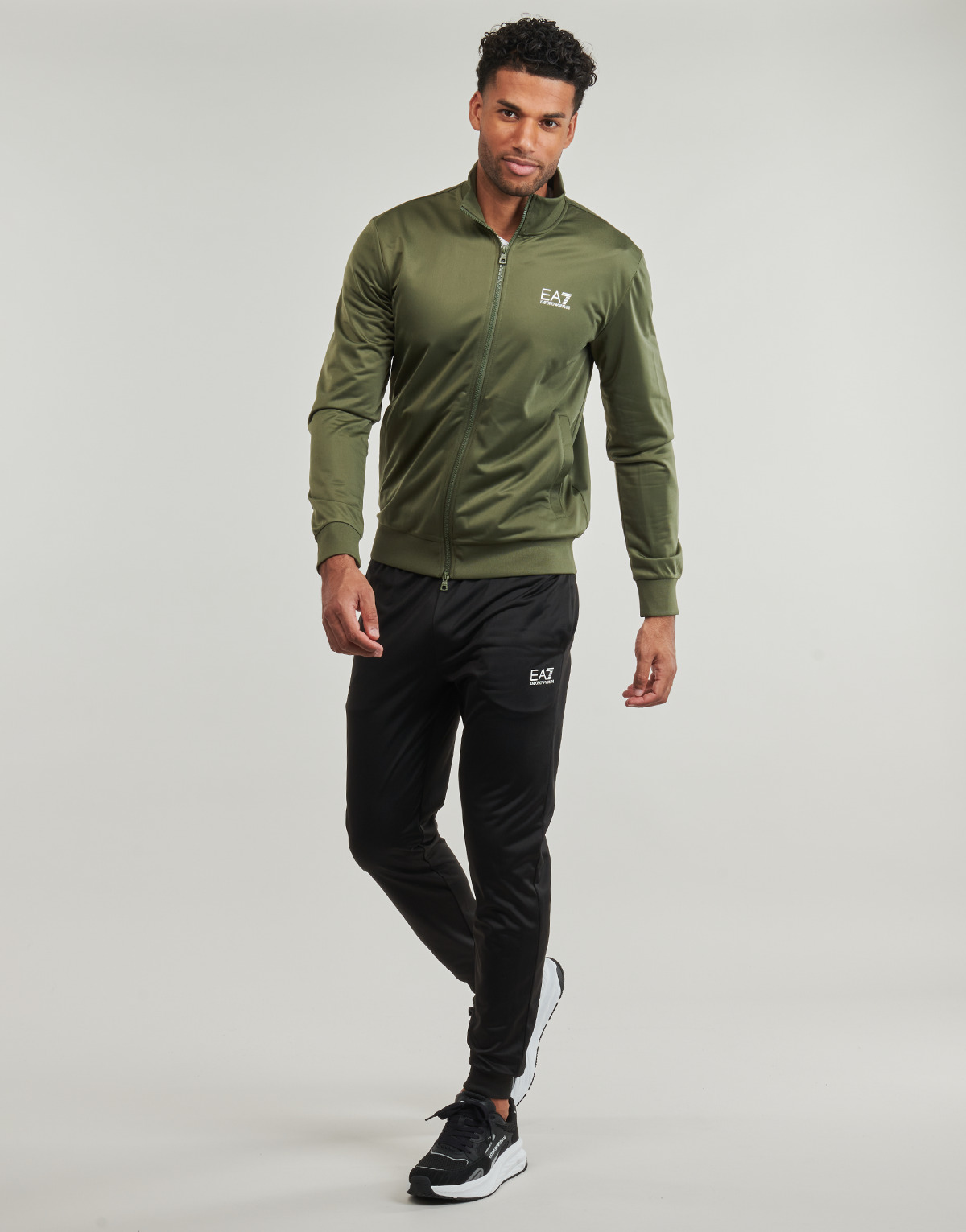 Tuta Emporio Armani EA7 TRAIN CORE ID M T-SUIT T-TOP FZ CH PL CC Multicolore Tuta Uomo - Image 2
