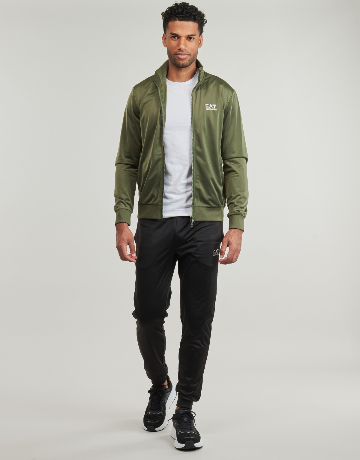 Tuta Emporio Armani EA7 TRAIN CORE ID M T-SUIT T-TOP FZ CH PL CC Multicolore Tuta Uomo - Image 3