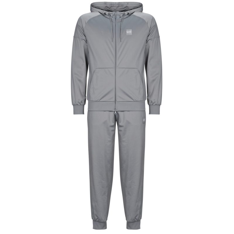 Tuta  Emporio Armani EA7  TRAIN VISIBILITY M T-SUIT HOODIE FZ CH PL - TRAIN VISIBILITY M T  Grigio -  Tuta Uomo - 1