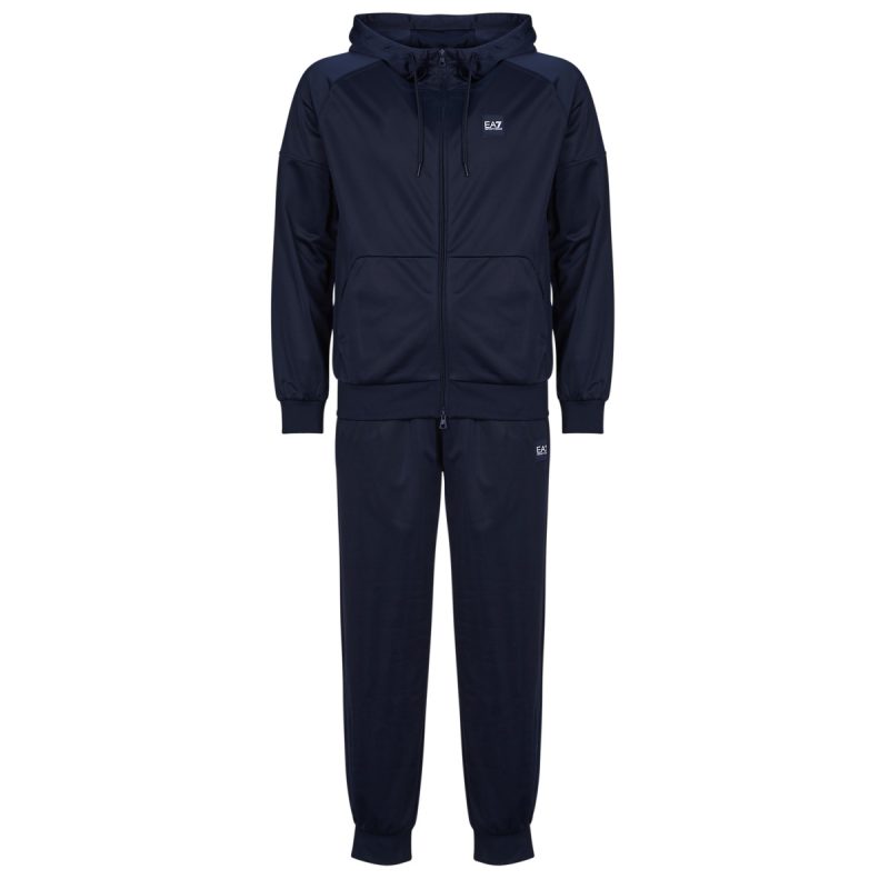 Tuta  Emporio Armani EA7  TRAIN VISIBILITY M T-SUIT HOODIE FZ CH PL - TRAIN VISIBILITY M T  Blu -  Tuta Uomo - 1