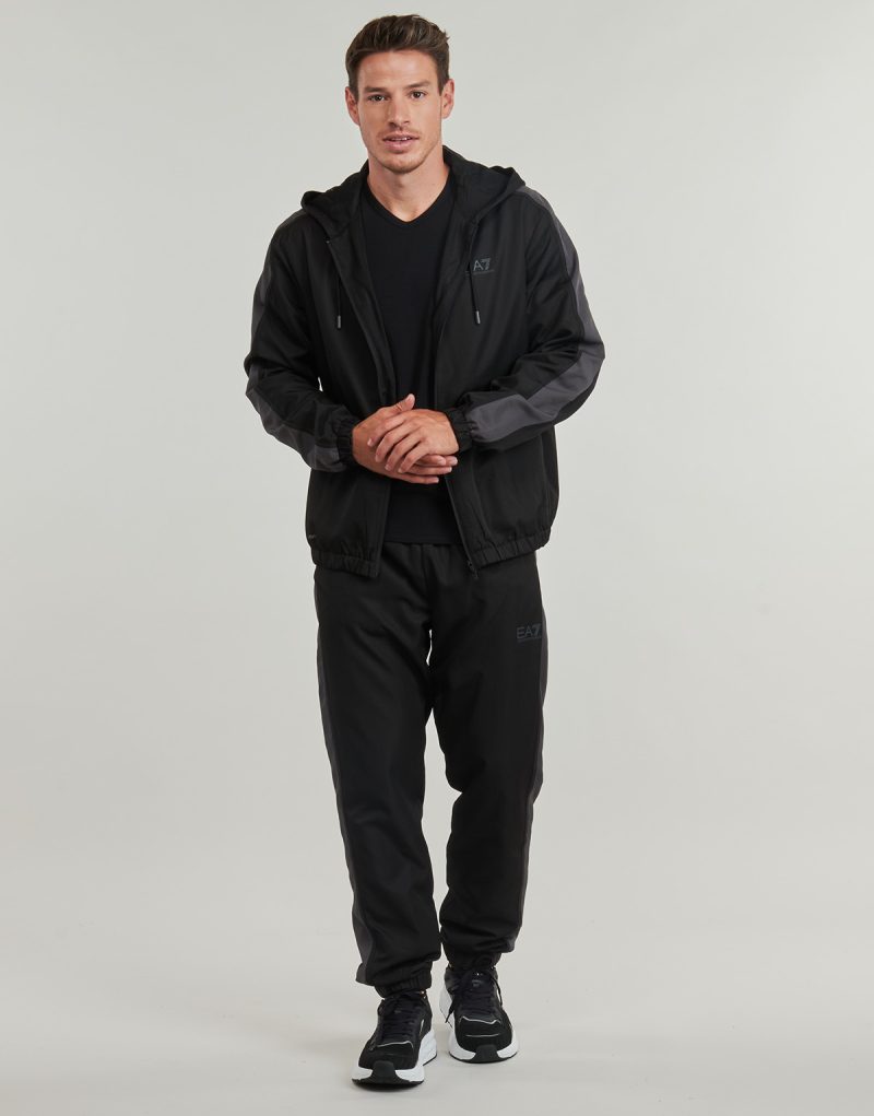 Tuta Emporio Armani EA7 VENTUS7 TRACKSUIT Nero Tuta Uomo - 2