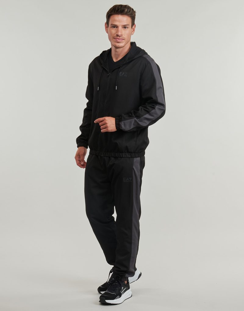 Tuta Emporio Armani EA7 VENTUS7 TRACKSUIT Nero Tuta Uomo - 3