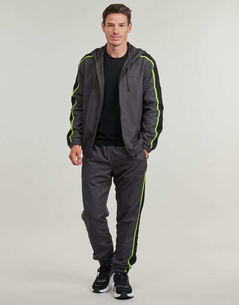 Tuta Emporio Armani EA7 VENTUS7 TRACKSUIT Grigio Tuta Uomo - 2