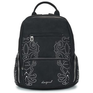 Zaini donna Desigual  BACKPACK POKER FACE CHESTER MINI  Nero Desigual 8445110721421