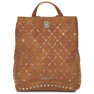 Zaini donna Desigual  BACKPACK YANKEE METAL PATCH SUMY MINI Desigual 8445110716519