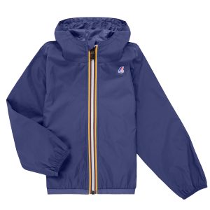 giacca a vento ragazza K-Way  LE VRAI PETIT CLAUDE 4.0 100 % NYLON RECYCLED  Blu K-Way 8059005207800