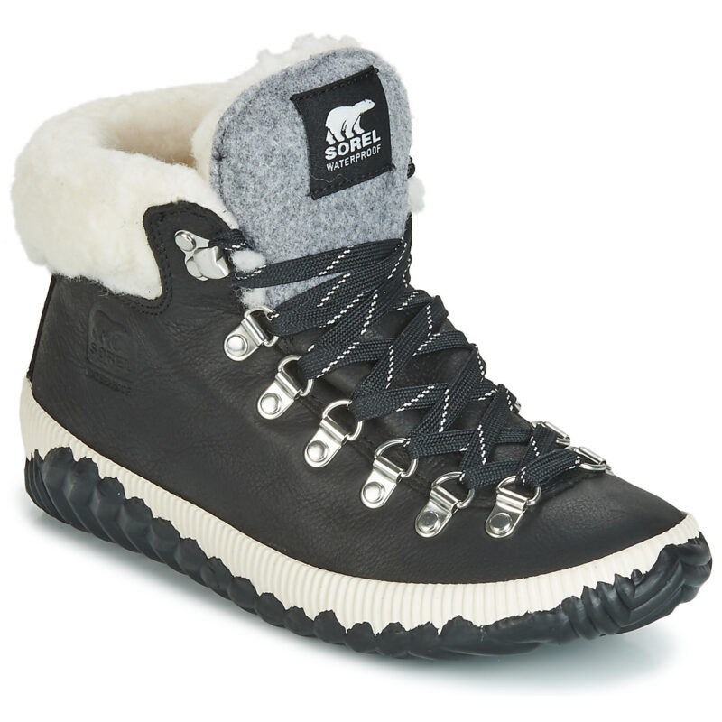 Sorel OUT N ABOUT PLUS CONQUEST Black Women's Ankle Boots - 1