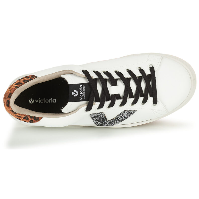 Victoria TENIS EFECTO PIEL GLITTER Bianco Sneakers basse Donna - 6