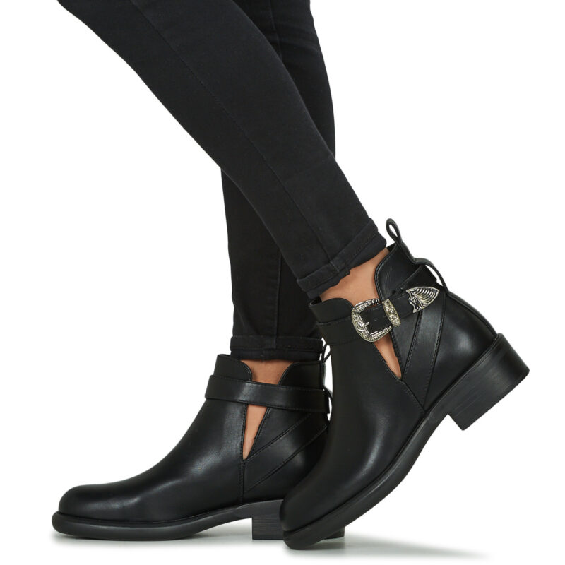 Only  ONLBLOOM-5 PU BUCKLE BOOT  Nero Stivaletti Donna - 8