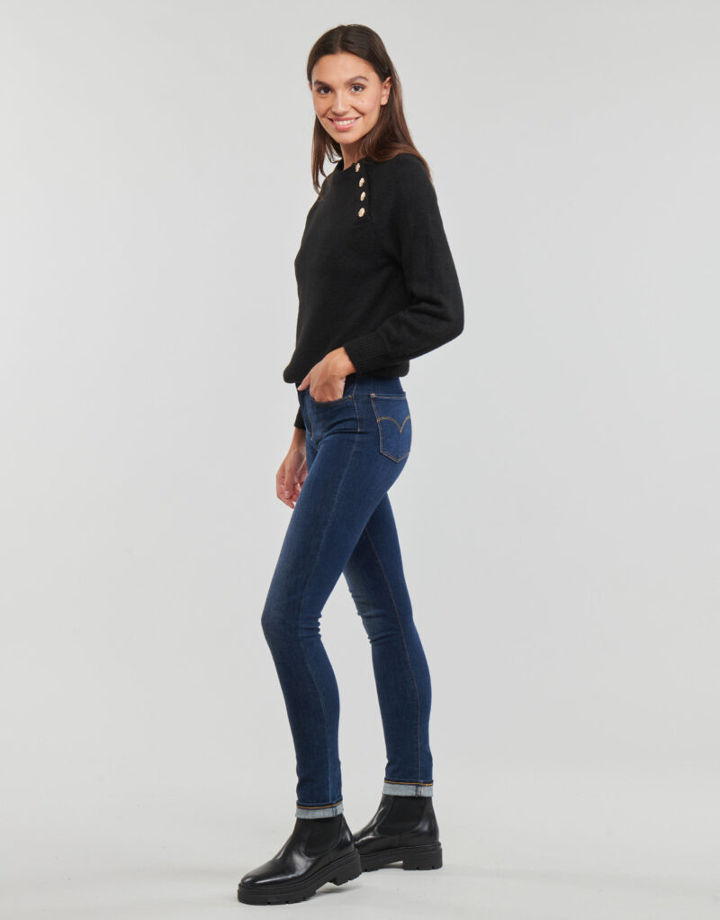 Maglione  Only  ONLEMMA LS BUTTON ONECK KNT  Nero -  Maglioni Donna - 3