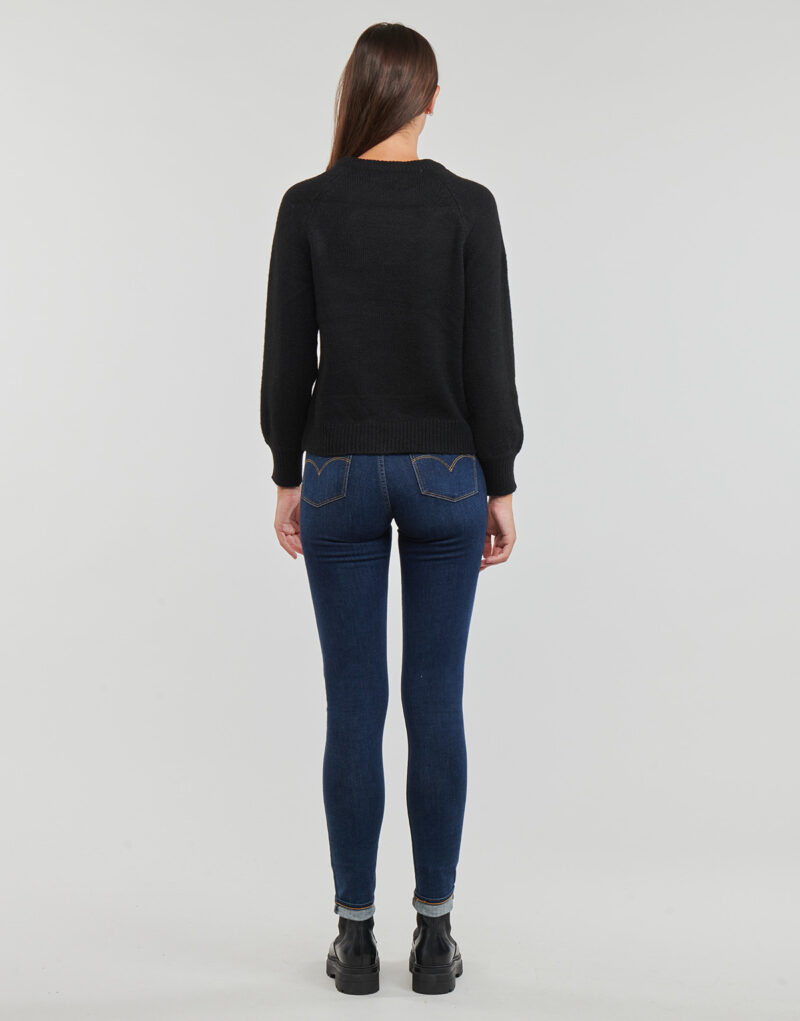 Maglione  Only  ONLEMMA LS BUTTON ONECK KNT  Nero -  Maglioni Donna - 4