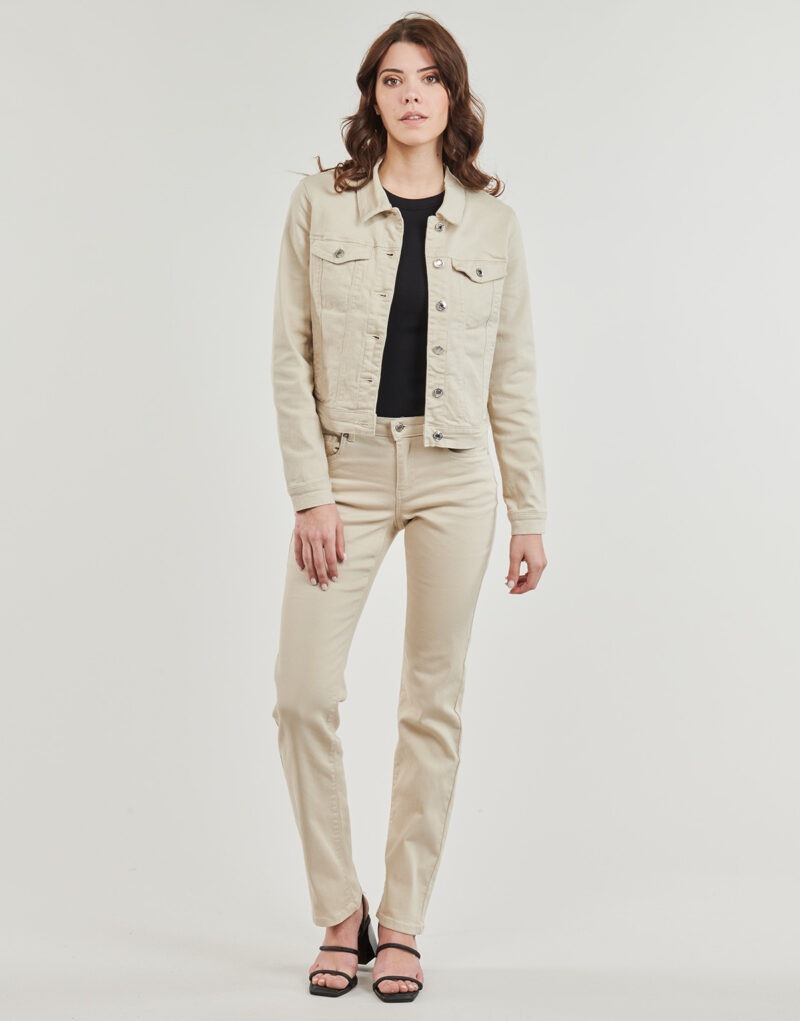 Pantaolini dritti Vero Moda VMWILD Beige Pantaolini dritti Donna - 2