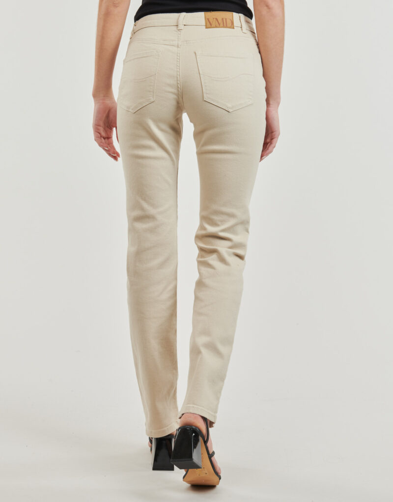 Pantaolini dritti Vero Moda VMWILD Beige Pantaolini dritti Donna - 4