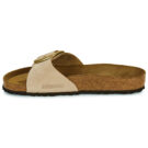 Chaussons femme BIRKENSTOCK Madrid Big Buckle Nubuck / Sandcastle / Beige classique - Pointure 4