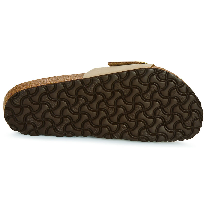 Chaussons femme BIRKENSTOCK Madrid Big Buckle Nubuck / Sandcastle / Beige classique - Pointure 7