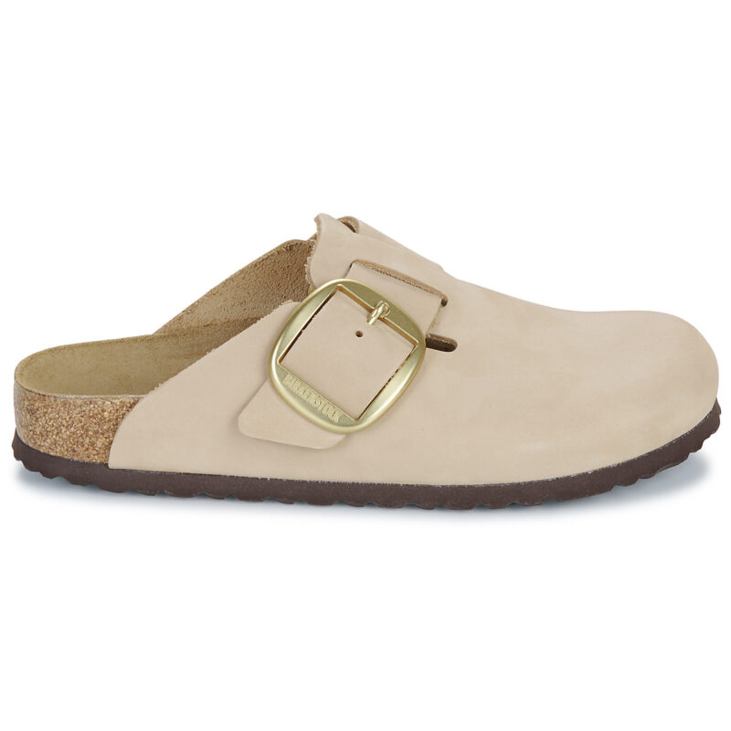 BIRKENSTOCK Boston Big Buckle Nubuck / Sandcastle / Stretto Beige Zoccoli Donna - 2