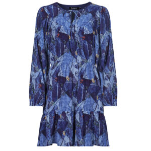 Abito   Desigual  VEST LUCA  Blu -   Abiti Lunghi Donna