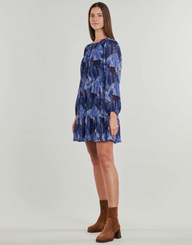 Abito   Desigual  VEST LUCA  Blu -   Abiti Lunghi Donna - 3