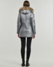 Piumino Oakwood BRIDGET METAL (raccoon fur) Argento Piumini Donna - 4