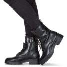 Tamaris AMANIS Schwarze Damen-Ankle-Boots - Gr&ouml;&szlig;e 7