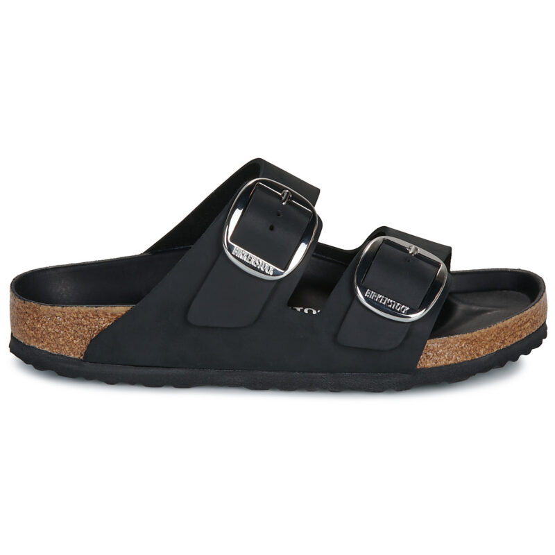 BIRKENSTOCK Arizona Big Buckle Oiled / Pelle / Black / Regular Nero Ciabatta Donna - 2