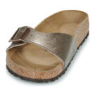 BIRKENSTOCK Madrid Birko-flor / Taupe / Regular Oro Ciabatta Donna - 3