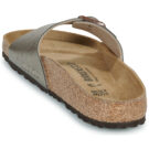 BIRKENSTOCK Madrid Birko-flor / Taupe / Regular Oro Ciabatta Donna - 5