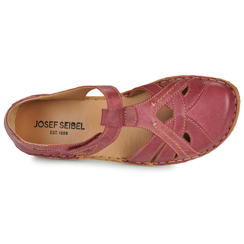 Josef Seibel ROSALIE 29 Rote Damen-Ballerinas - Gr&ouml;&szlig;e 6