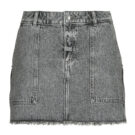 Gonne corte MICHAEL Michael Kors FRAYED DENIM MINI SKIRT Grigio Gonne corte Donna - 1