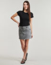 Gonne corte MICHAEL Michael Kors FRAYED DENIM MINI SKIRT Grigio Gonne corte Donna - 2