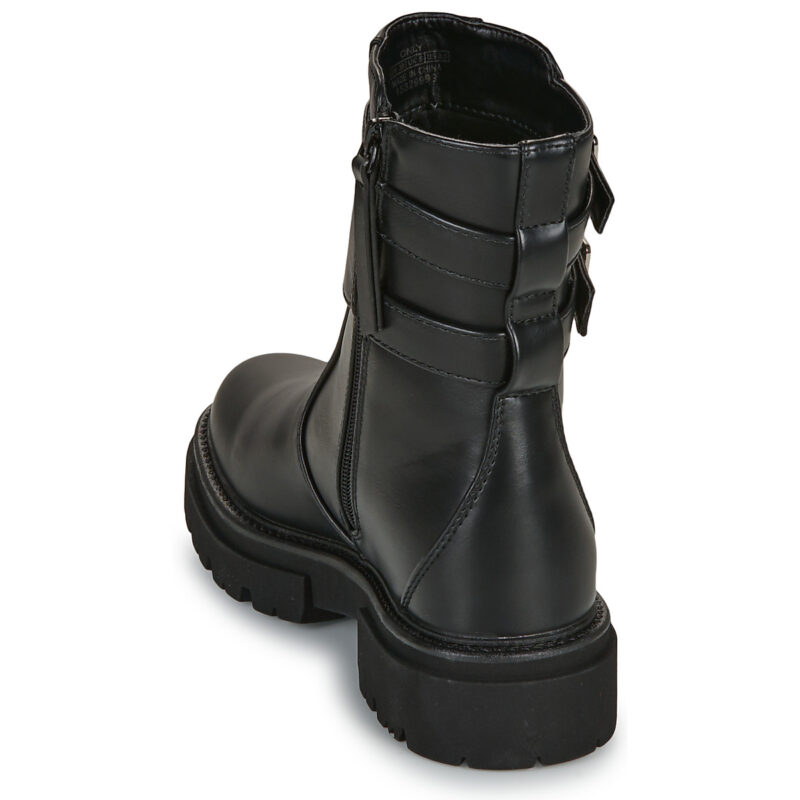 Only ONLTRINITY-7 DOUBLE BUCKLE Nero Stivaletti Donna - 5