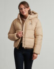 Doudoune Tommy Jeans TJW HOODED PUFFER JACKET Beige Doudounes Femme - 2