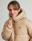 Doudoune Tommy Jeans TJW HOODED PUFFER JACKET Beige Doudounes Femme - 5