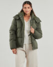 Doudoune Tommy Jeans TJW ALASKA GRID DOWN JACKET EXT Kaki Doudounes Femme - 2