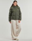 Doudoune Tommy Jeans TJW ALASKA GRID DOWN JACKET EXT Kaki Doudounes Femme - 3