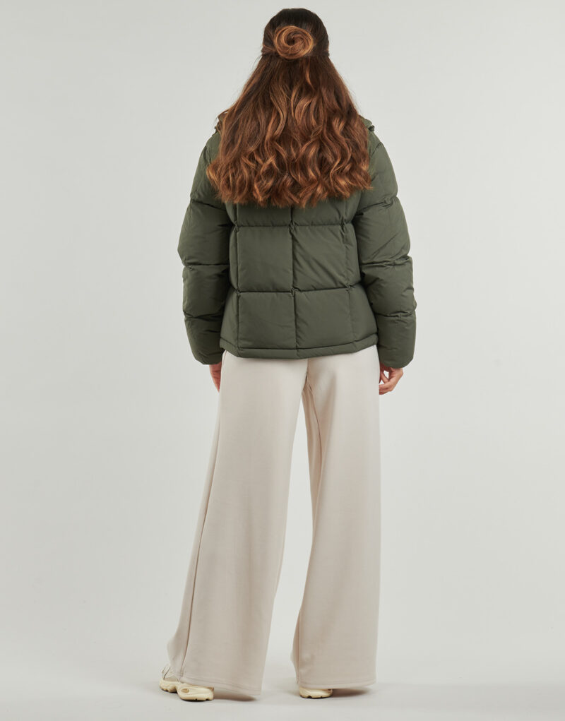 Doudoune Tommy Jeans TJW ALASKA GRID DOWN JACKET EXT Kaki Doudounes Femme - 4