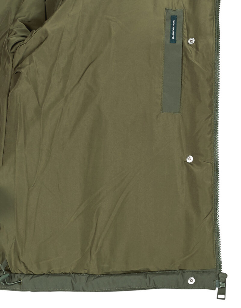 Doudoune Tommy Jeans TJW ALASKA GRID DOWN JACKET EXT Kaki Doudounes Femme - 6