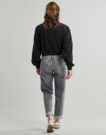 Sweat-shirt Tommy Jeans TJW en polaire m&eacute;lang&eacute;e, fermeture &eacute;clair, noir, pour femme - Taille 4