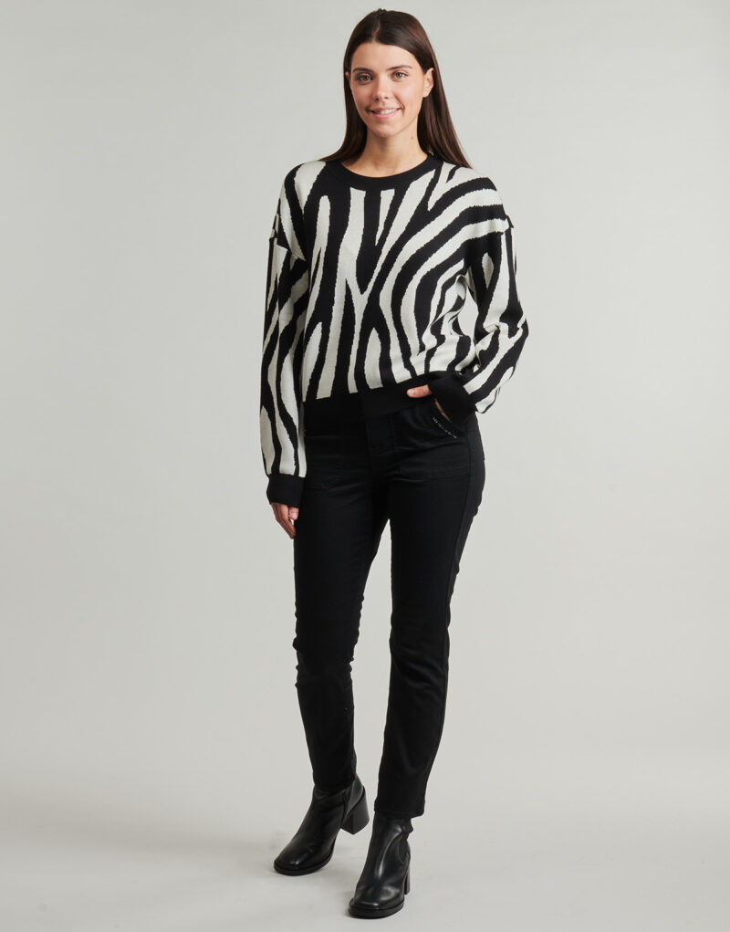 Jeans Flare Les Petites Bombes INDIANA Nero Jeans Flare Donna - 2