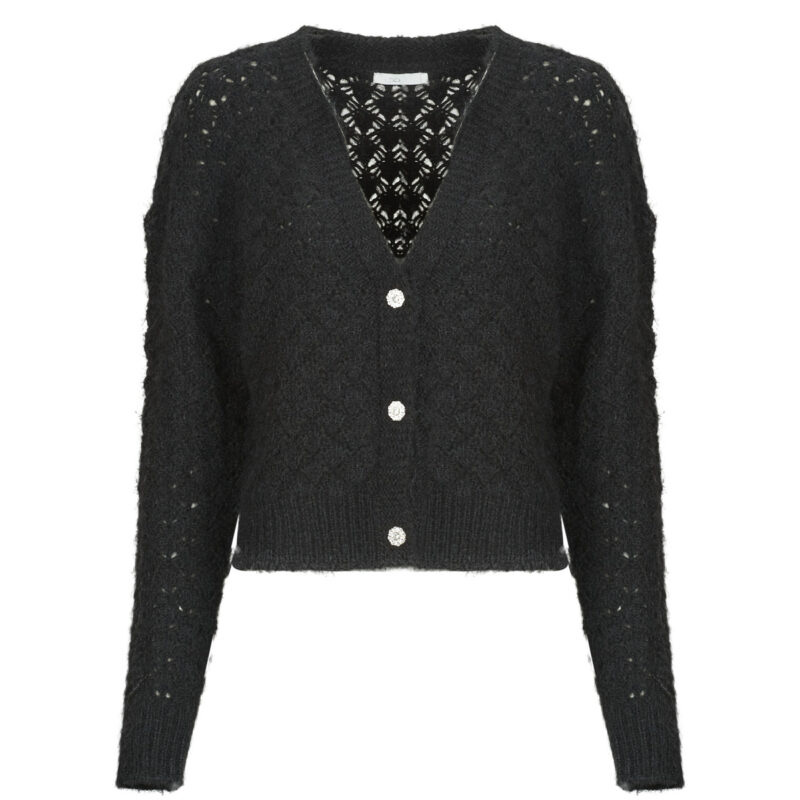 Gilet / Cardigan  Les Petites Bombes  MEGHAN  Nero -  Gilet / Cardigan Donna - 1
