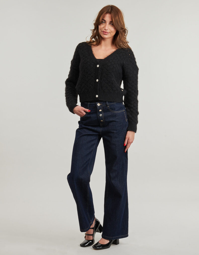 Gilet / Cardigan  Les Petites Bombes  MEGHAN  Nero -  Gilet / Cardigan Donna - 3