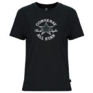 T-shirt  Converse  CHUCK PATCH TEE  Nero -  T-shirt maniche corte Donna - 1