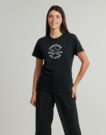 T-shirt  Converse  CHUCK PATCH TEE  Nero -  T-shirt maniche corte Donna - 2