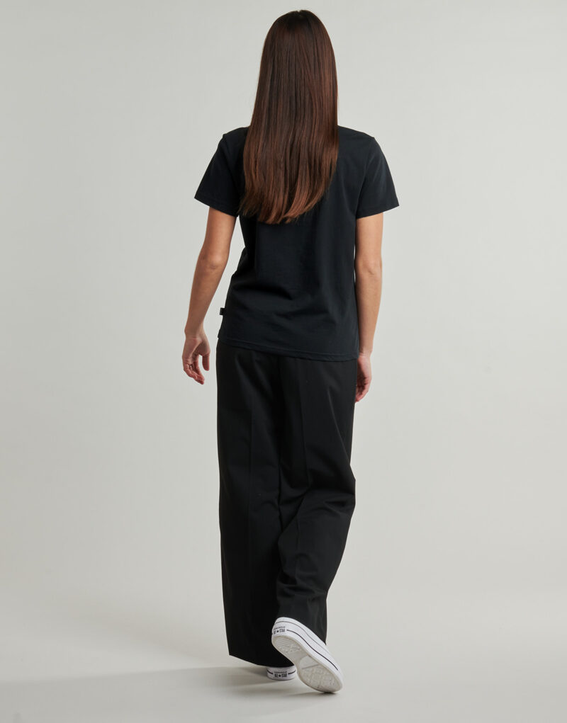 T-shirt  Converse  CHUCK PATCH TEE  Nero -  T-shirt maniche corte Donna - 4