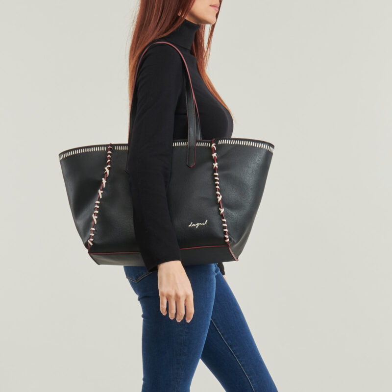 Desigual MANHATTAN PESPUNTOS GUIMAR Negro Bolsos Compra Mujer - 6