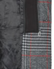 Mantella Desigual CAPUCHA CHECK Grigio Mantelle Donna - 6