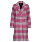 Manteau Desigual Rose &agrave; carreaux Rosa Mantelle Donna - 1