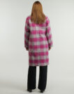 Manteau Desigual Rose &agrave; carreaux Rosa Mantelle Donna - 4