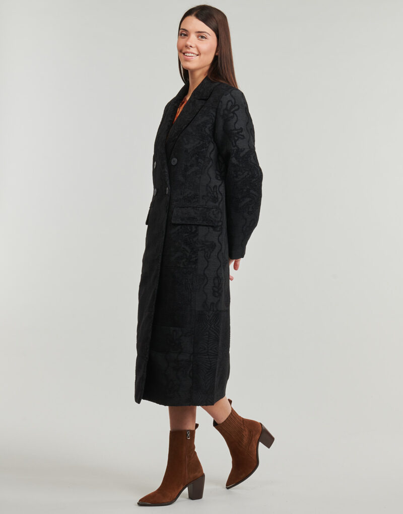 Mantella  Desigual  PATCH BLACK  Nero -  Mantelle Donna - 3